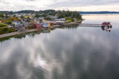 Coupeville Washington downtown wharf